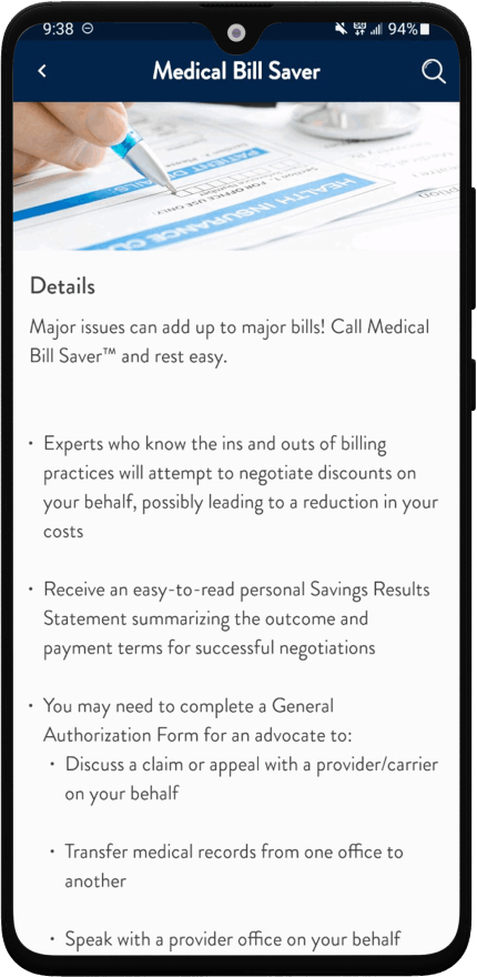 Medical Bill Saver Screenshot Medical Bill Saver Screenshot